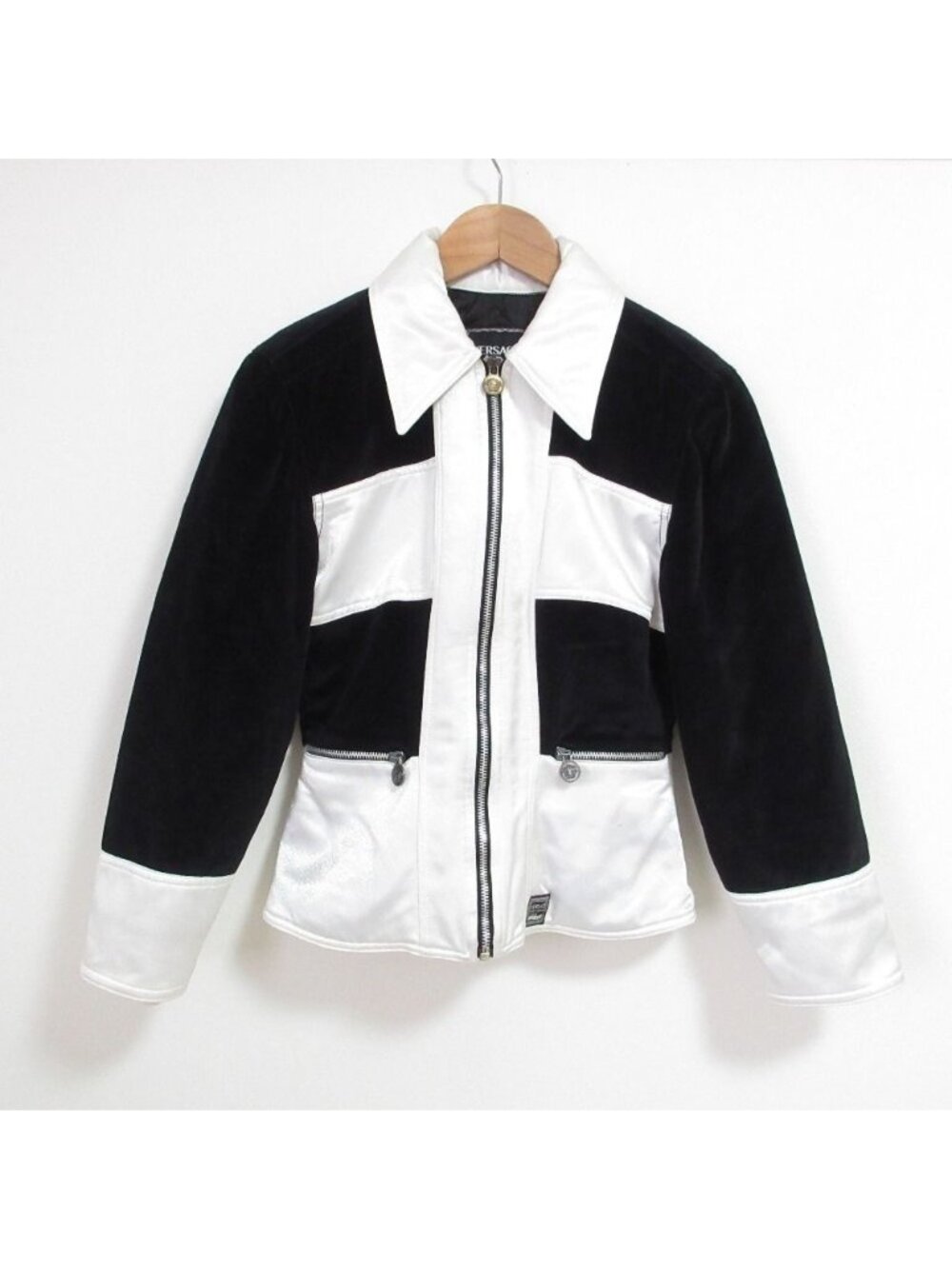 Versace Jeans Couture Bicolor Velour Jacket